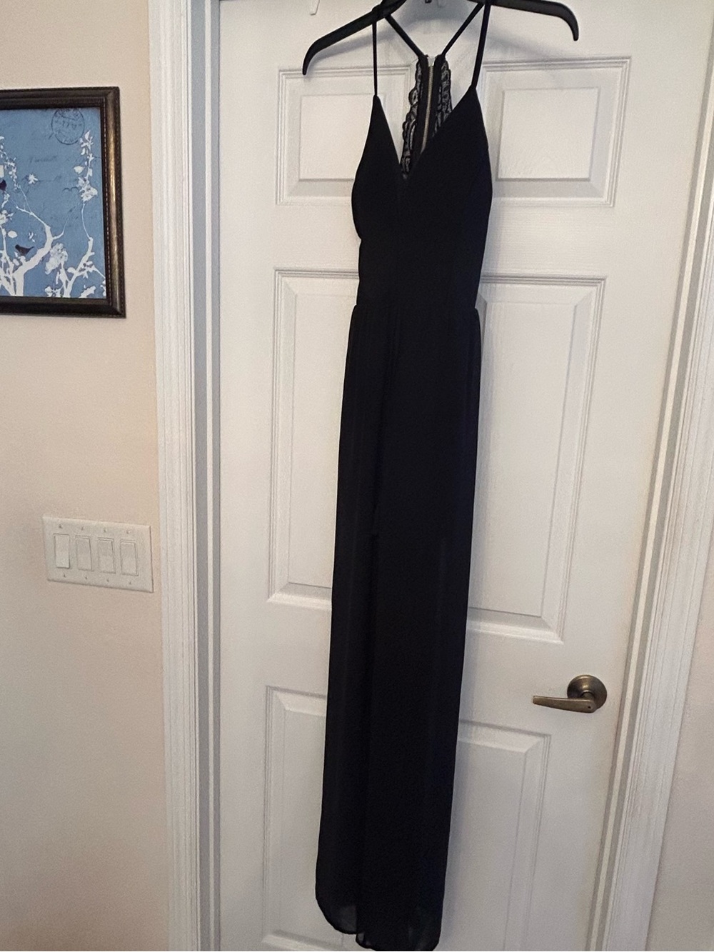 Honey and Rosie black jumper romper jumpsuit short set with skirt size small